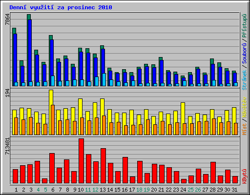 Denn vyuit za prosinec 2010